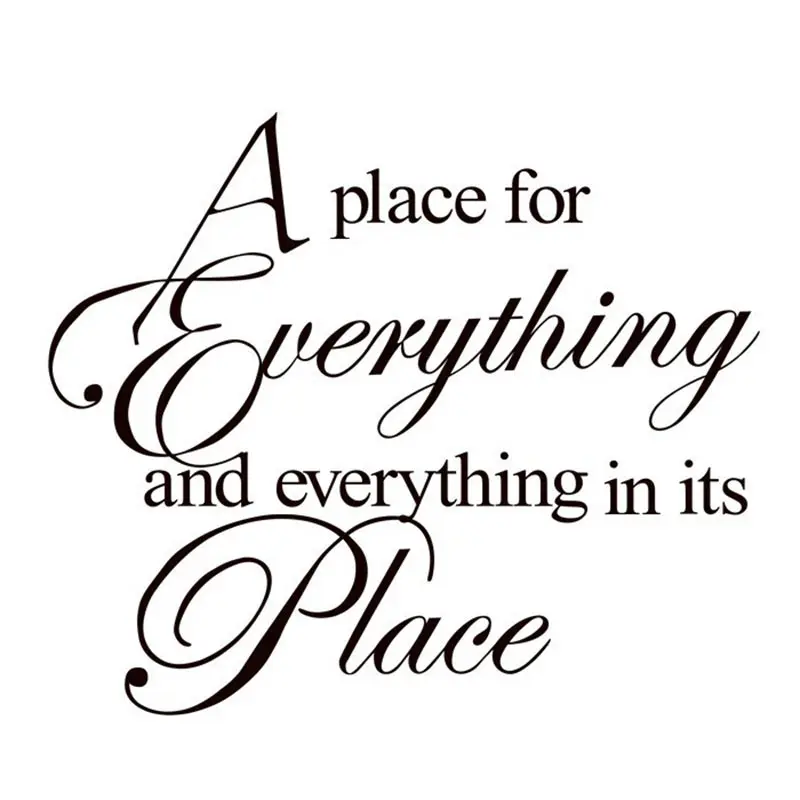 Encouragement by placing English letters on the walls of bedroom study