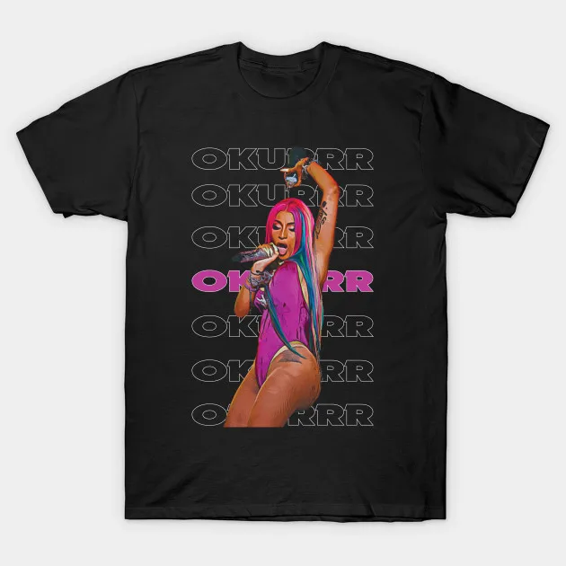 Men t-shirt Cardi B Okurr tshirt Women t shirt | Мужская одежда