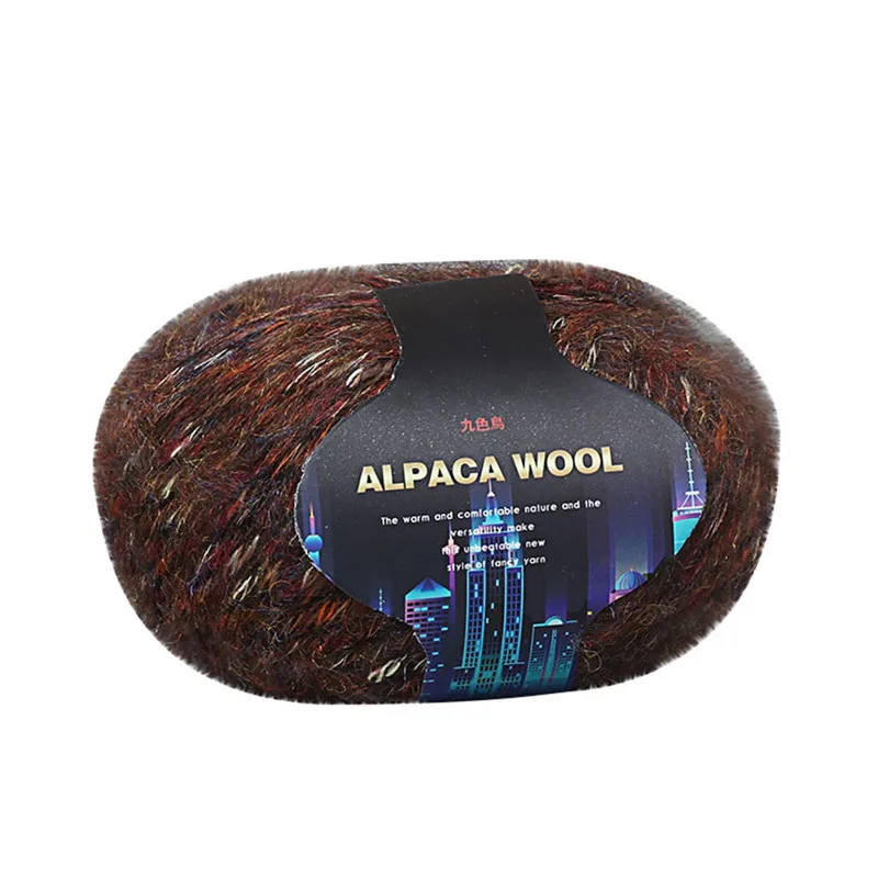 Шерстяное цветное пальто ручной вязки Alpacawool, свитер, шарф из толстой шерсти, ручная вязка, детский шарф из толстой шерсти@ D - Цвет: J