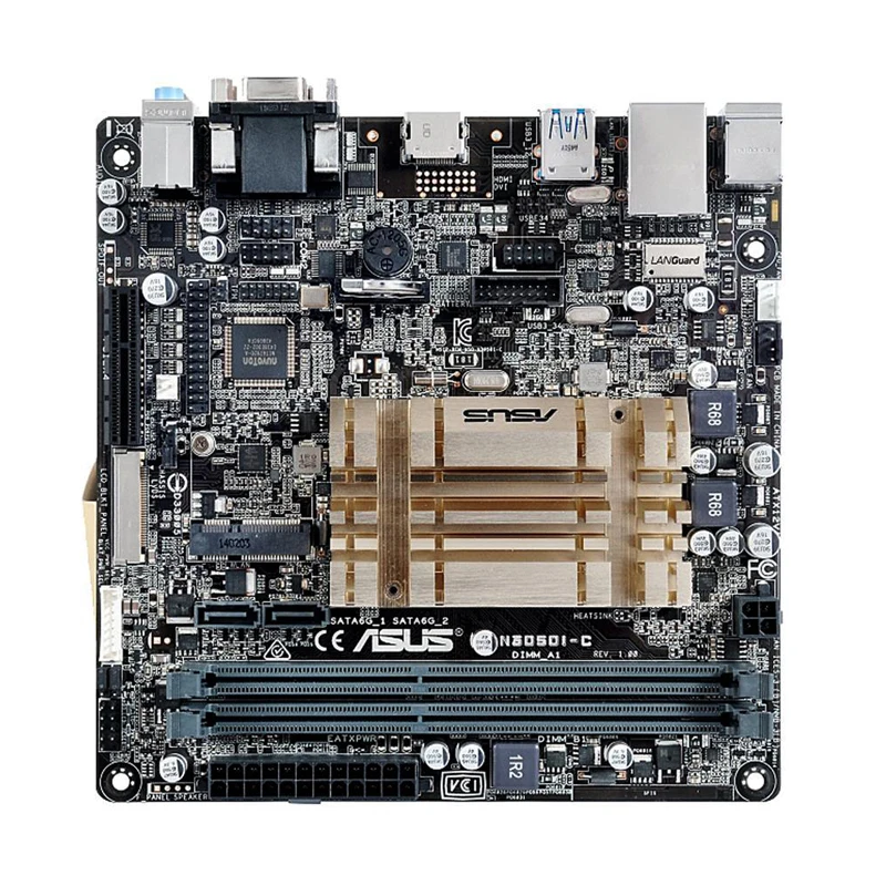 Оригинальная настольная Материнская плата ASUS N3050I-C Intel Celeron N3050 DDR3 PCI-E 2 0x4 VGA HDMI USB 3 0