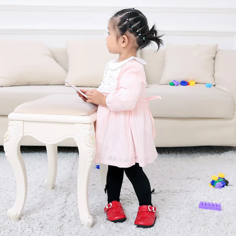 

2019 Spring Idea Fish Brand Childrenswear Girls 0-3-Year-Old Korean-style Cute Full-cotton One-piece Dress 7207