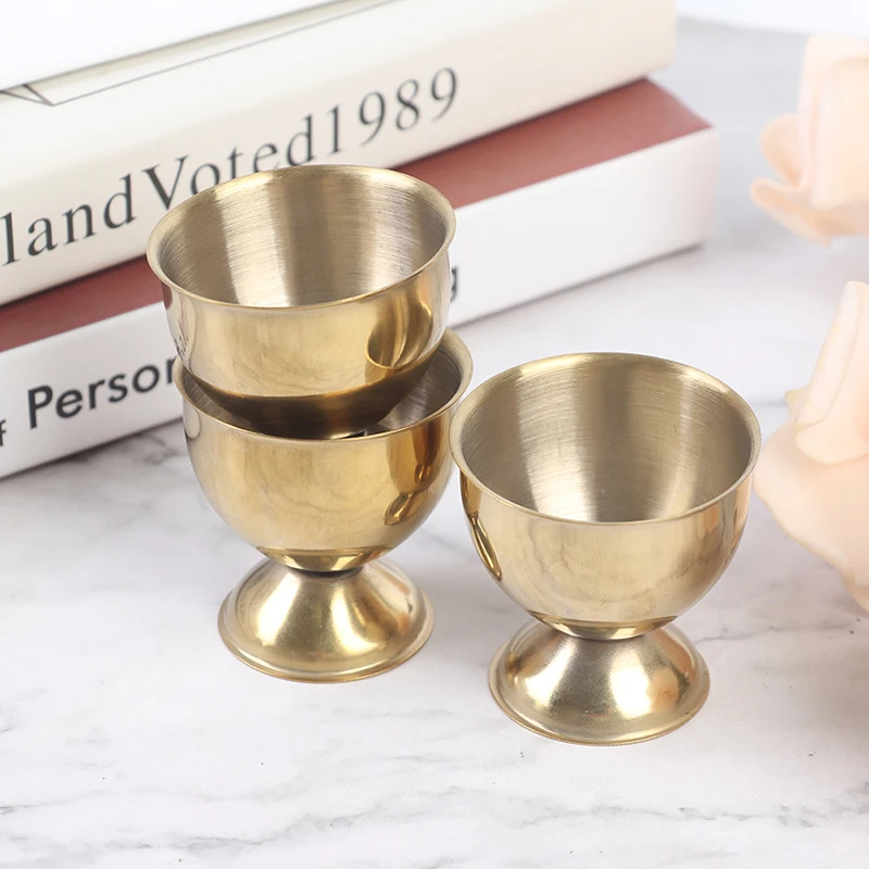 Stainless Steel Boiled Egg Cups Stand Rack Holder 1pc Kitchen Breakfast Tool