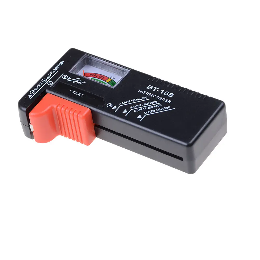 1pc Battery Tester Universal Electronic Battery Checker For AA AAA 9V Button Cell Multi Size Volt Meter Measuring Tools