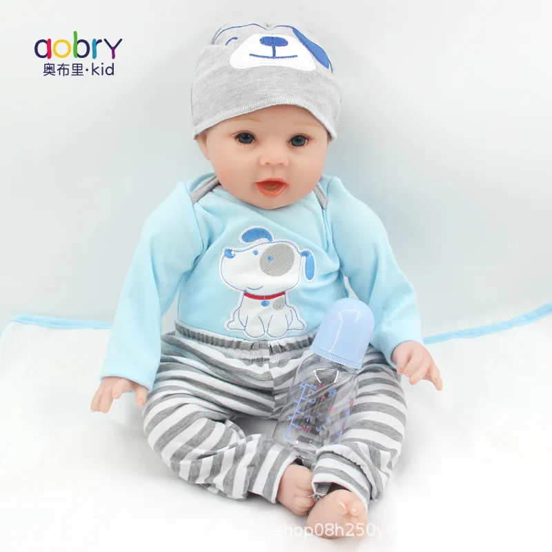 55 см Reborn Baby куклы милые мягкие ручной работы реалистичные Новорожденные силиконовые виниловые Детские Куклы Игрушки для девочки, мальчики, дети на день рождения Рождественский подарок
