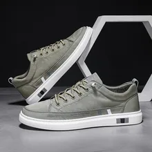 

Spring Autumn 2021 new breathable men casual shoes fashion loafers slip-on low cut high quality sneakers Men's Casual Shoes