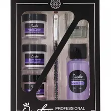 Kit d'extension d'ongles en acrylique, 6 pièces/ensemble poudre acrylique, liquide, monomère professionnel, puissance et liquide, manucure pour débutant