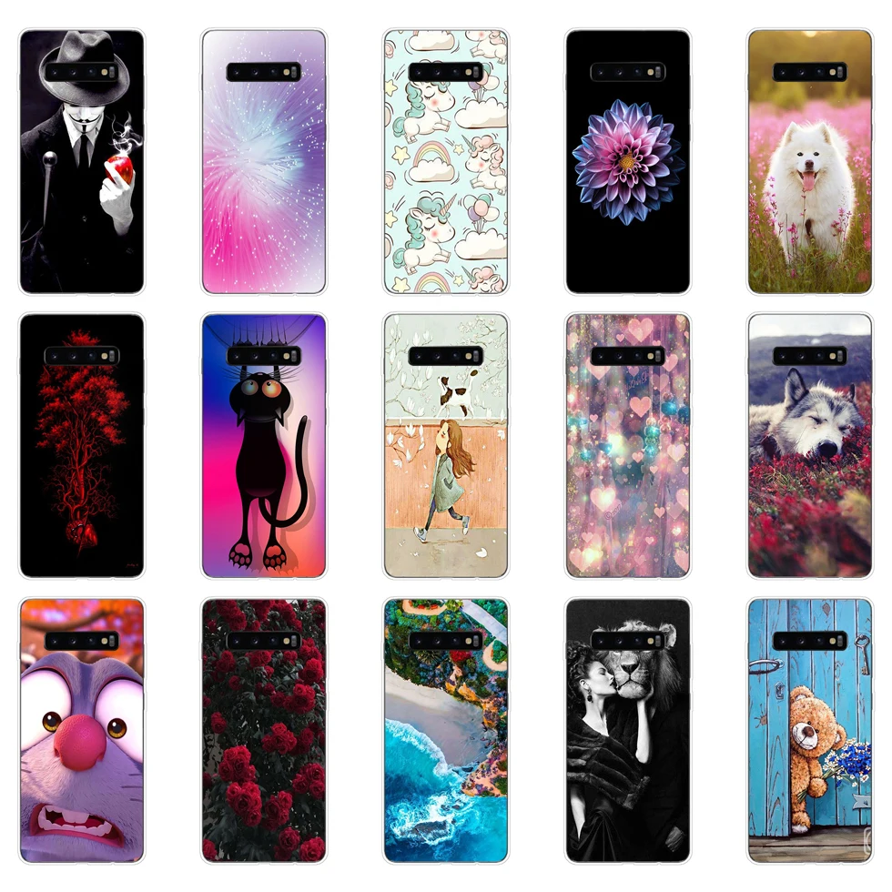 Per Samsung Galaxy S10 Custodia S10Plus Custodia In Silicone Tpu Cover Phone S10 E 10E Custodia Per Samsung S10 Plus G975F S10 Sm-G973F Custodia