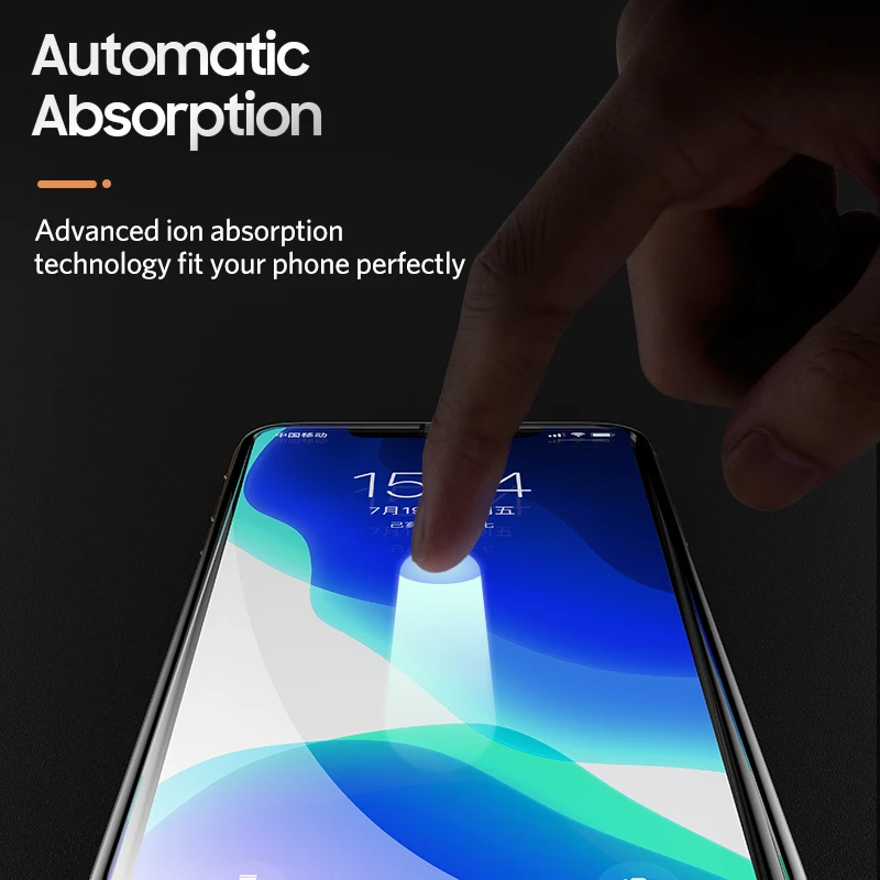 Benks защита экрана от пыли для iPhone 11/11Pro/11 ProMax/Xr/Xs Max полное покрытие анти синий Litght Закаленное стекло пленка