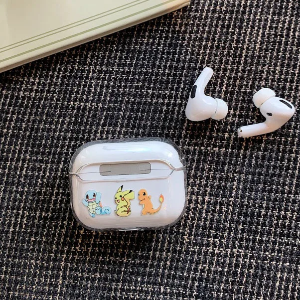 Милый мультяшный чехол для Airpods Pro, Модный Роскошный прозрачный защитный чехол для наушников с Bluetooth для airpods Pro 3, Жесткий Чехол - Цвет: XH03 Pro