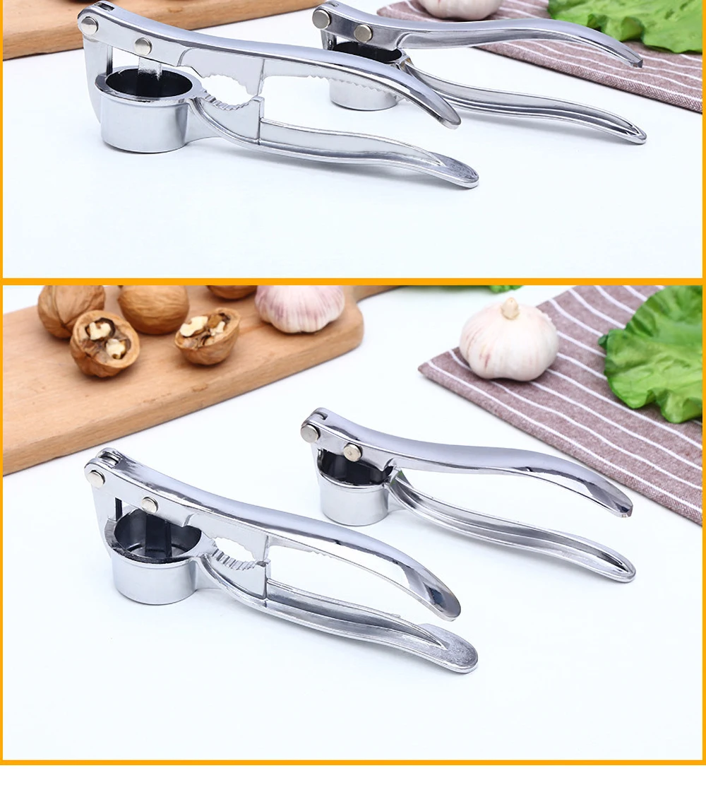 1pcs Garlic Press Crusher Kitchen Cooking Vegetables Ginger Squeezer