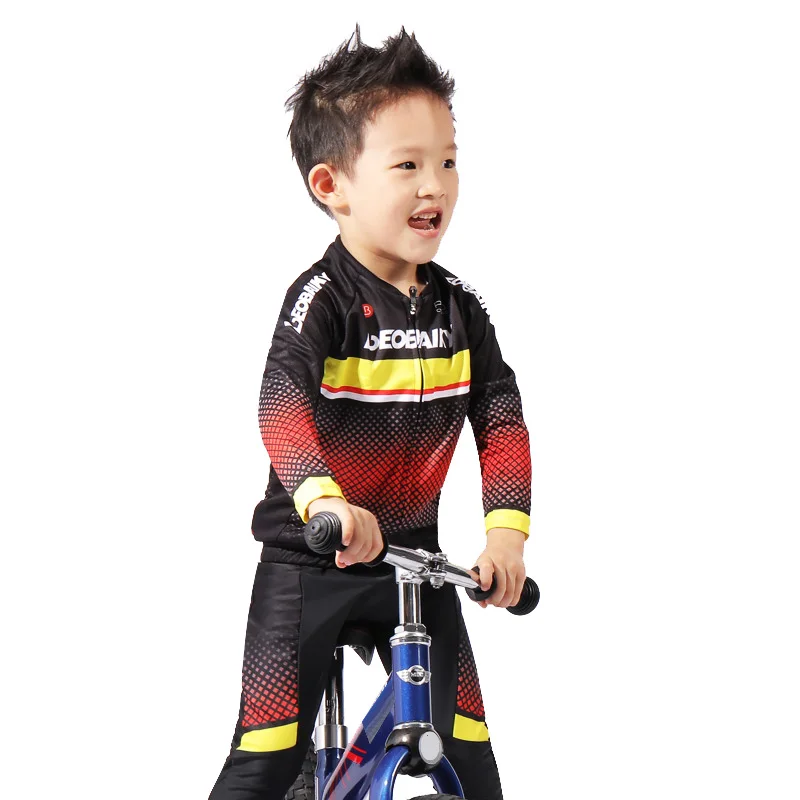 Uniforme de ciclismo para niños, ropa de bicicleta de ropa de equilibrio, mangas largas, de invierno, accesorios de bicicleta para niños - AliExpress