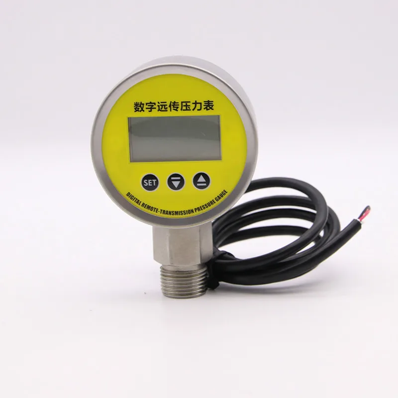 Digital pressure gauge 0-1.6MPA Display Oil Pressure Hydraulic Gauge Pressure Test Meter Full scale 4-20mA for heating systems
