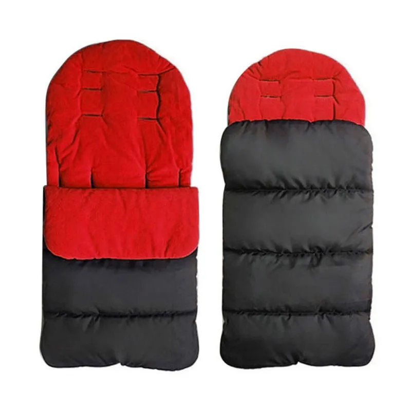 Baby Strollers cheap Winter Windproof Babies Infant Sleeping Bag Cold-proof Stroller Carriage Mat Foot Cover baby stroller accessories products