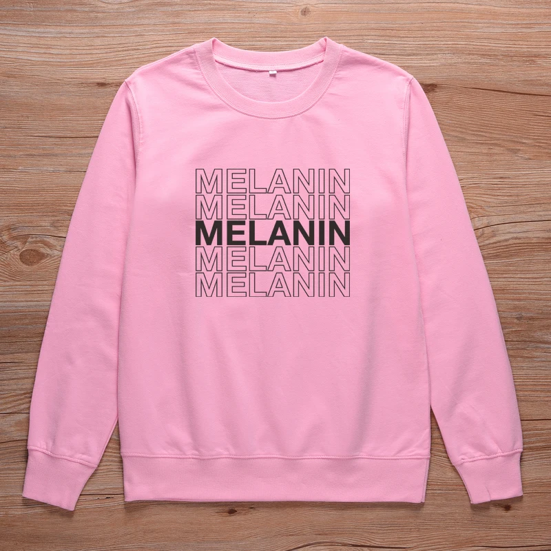 ONSEME Melanin капелька унисекс Толстовка черная девочка волшебный лозунг Crewneck пуловеры для женщин уличная Harajuku толстовки спортивный костюм