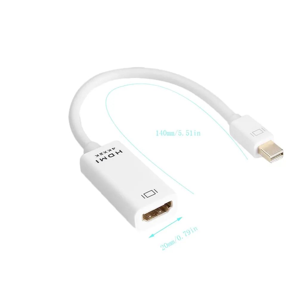 4K мини дисплей порт Адаптер DP к HDMI Кабельный разъем для MacBook Air/Pro адаптер