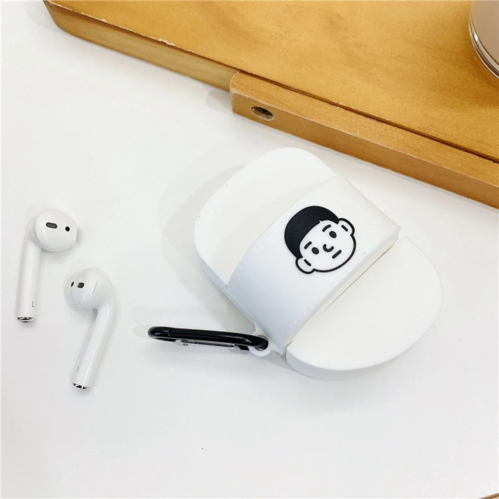 Милый динозавр беспроводной Bluetooth чехол для наушников для Apple AirPods 2 мягкий зарядный чехол для наушников Защитный чехол для AirPods - Цвет: GJ0098