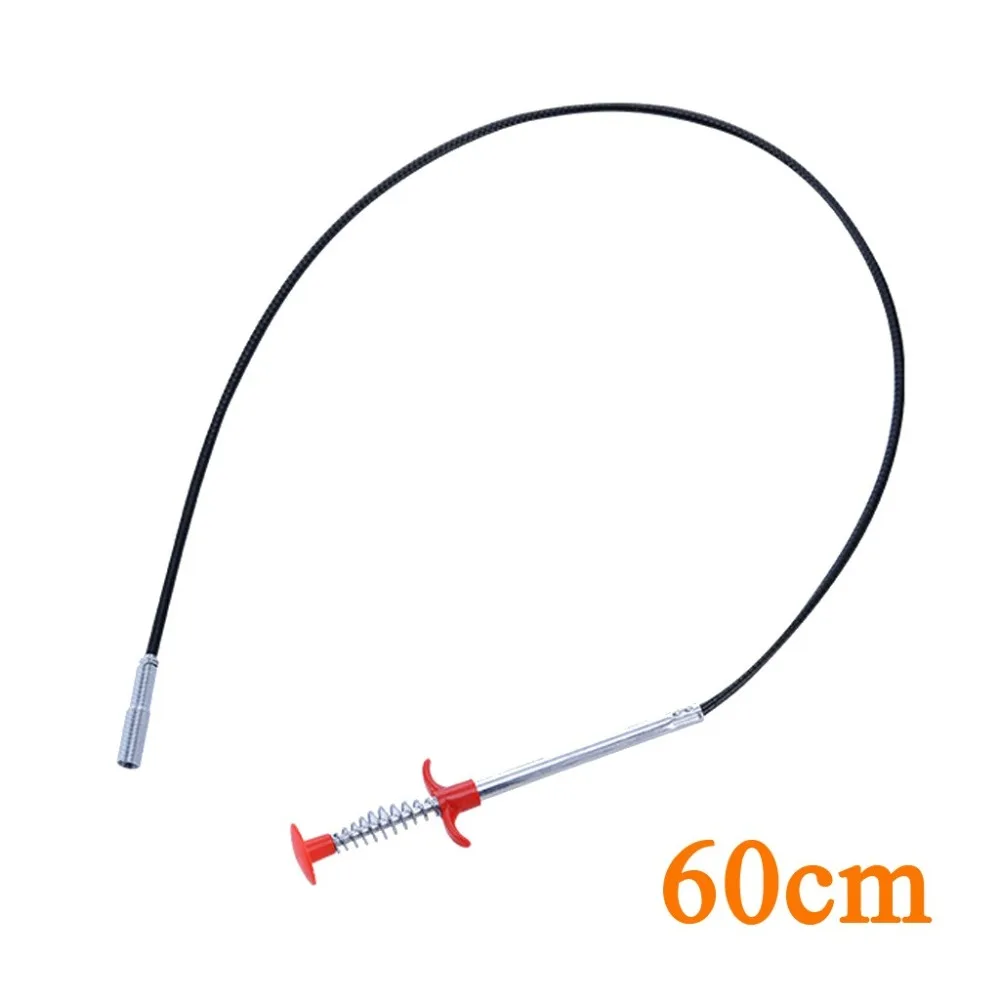 160cm Flexible Sink Claw Pick Up kitchen cleaning brush Pipe Dredge cleaning claw Tool Hair Brush Cleaner Bend Sink (7)