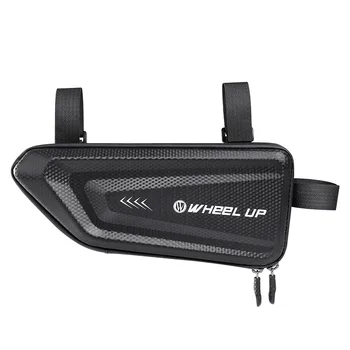 

Mountain Bike Top Tube Frame Storage Pannier Bag Zipper Design EVA Waterproof Cycling Saddle Bag