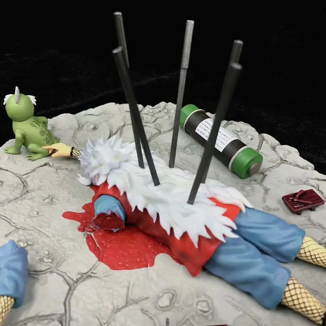 Аниме Наруто Momochi Zabuza Jiraiya статуя ПВХ фигурка Коллекционная модель игрушки