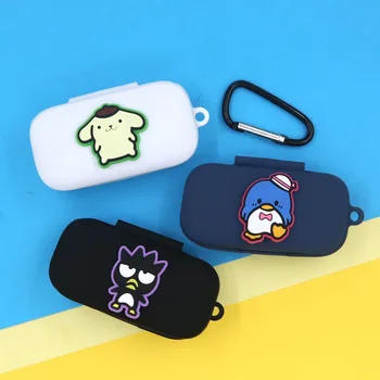 

Cute Silicone TPU Case for QCY T5 Protective Case Wireless Bluetooth Earphone Portable Headset Cover with Anti Lost Buckle