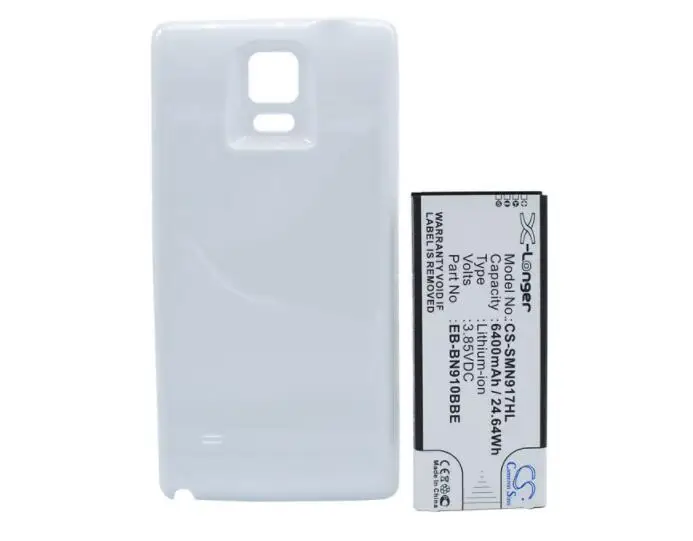 Cameron sino 6400 мА/ч, батарея для SAMSUNG Galaxy Note 4 SM-N910A N910C N910FD N910FQ N910G N910H N910I N910K N910L N910M N910R4