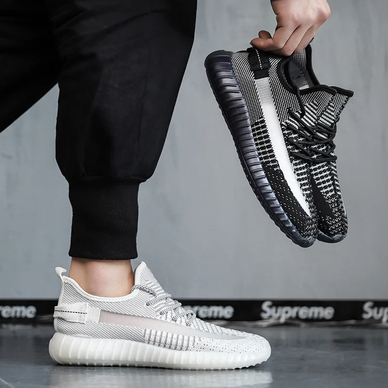 

Spring new wild lightweight casual fish scales coconut shoes men's shoes Mesh (air Mesh) Basic Men Shoes zapatos de hombre
