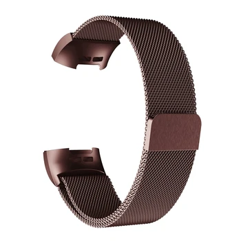 

Smart Bracelet Strap Milanese Stainless Steel Fitness Tracker Band Replacement Whatch Band for Fitbit Charge 3