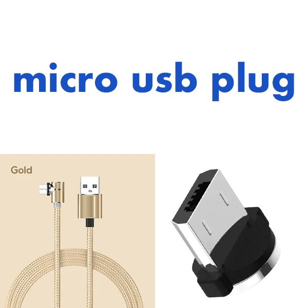 90 градусов локоть Магнитный Micro Usb кабель для samsung Xiaomi LG huawei Быстрая зарядка USB Android мобильный телефон кабель Usb зарядное устройство - Цвет: Серебристый