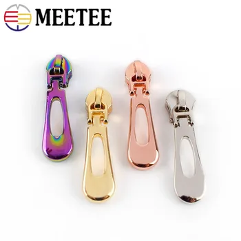 

10pcs Meetee 5# Zipper Sliders for Nylon Zippers Jacket Pocket Zipper Head Bag Zip Repair Kits Replacement DIY Sewing Accessory