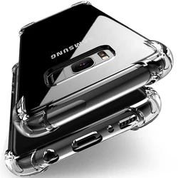 Shockproof Armor Silicone Phone Case with Enhanced Durability for S7 (Transparent)