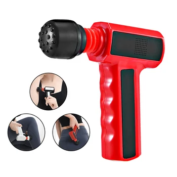 

Professional Electric Massage Gun Mini Design Muscele Massager Low Noise USB Rechargeable Two Gears Vibration Massage Device