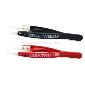 

Multi-functional Ceramic Tweezer for Electronic Cigarette RDA Cotton Prebuilt Coil DIY Twizer Tool Kit Accessories O18 19