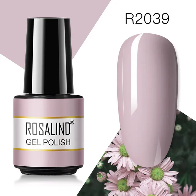 ROSALIND Gel Nail Polish 7ML Matte Base Top Coat For Soak Off Gel Polish UV LED Gel Semi Permanent Varnishes Design Nail Art RAR2039