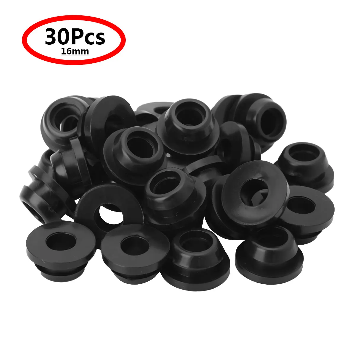 30pcs 16mm Rubber Gaskets Seals Water Irrigation Pipe Fittings Anti