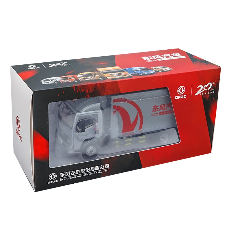 Оригинальная коллекция из цинкового сплава 1:24 Dongfeng Capt van модель грузовика-контейнеровоза с быстрой доставкой