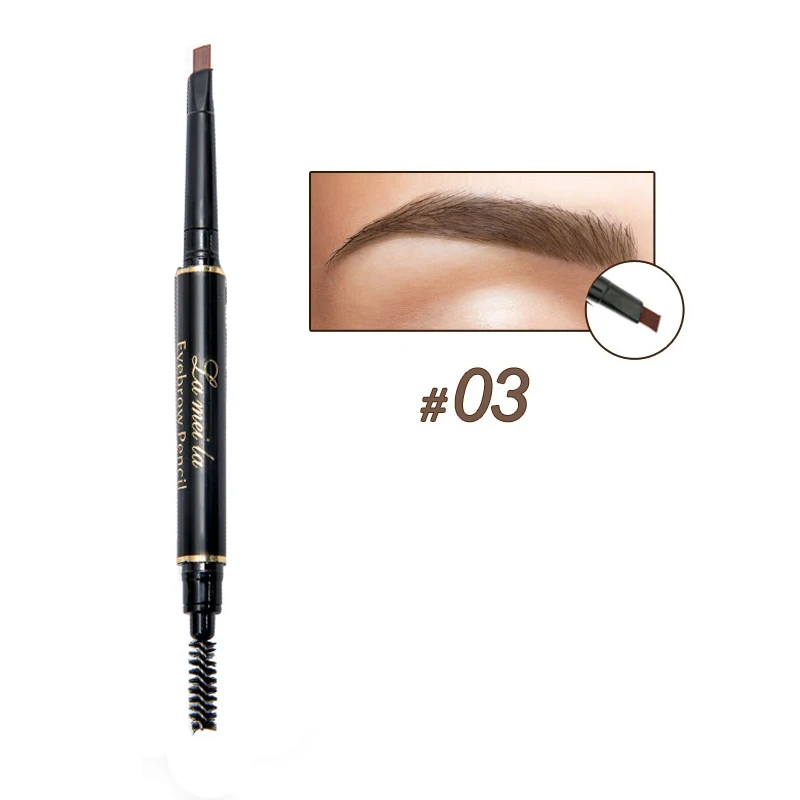 Natural Eyebrow Pencil Cosmetics Long Lasting Paint Eye Brow Tattoo Tint Pen Eyebrow Waterproof Black Brown 3