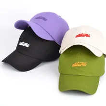 LA карамельный цвет хлопок Бейсболка Snapback шляпа для мужчин женщин папа шляпа натуральная Вышивка Повседневная Кепка Casquette хип-хоп кепка
