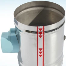 4 дюйма 220V 100 мм Нержавеющая сталь электромагнитный клапан Нержавеющая сталь воздушный клапан Объём воздуха Управление клапан электрический воздушный клапан из нержавеющей стали