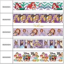 HSDCraft 22 мм 25 мм 38 мм 50 мм 75 мм Заказная серия "Русалка" узор HT теплопередача печатная на корсажной ленте 10 ярдов/рулон