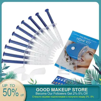 

Teeth Whitening Oral Gel Polish Pen Kits Peroxide Professional Bleaching Dental Hygiene Care Tools Tooth Whitener with LED Light