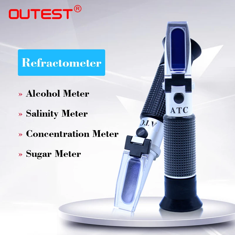 Handheld Digital refractometer sugar meter 0100 food meter