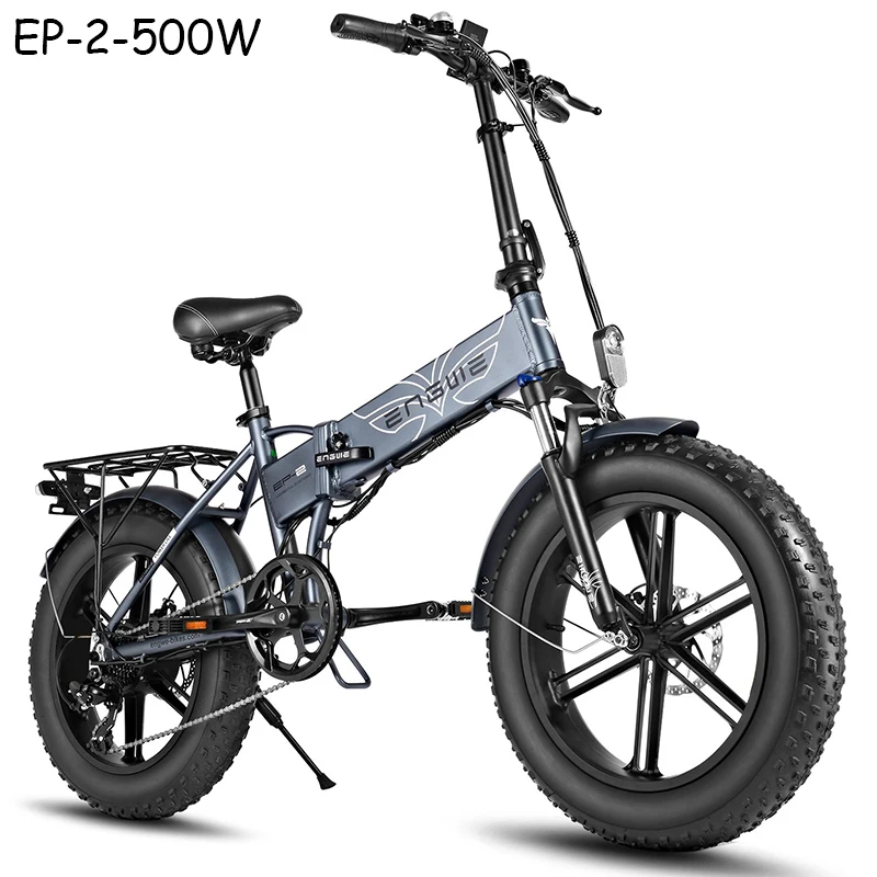 ЕС наличии Электрический велосипед 20*4 0 дюймов 48V12.5A 500W 38 км/ч 7 Скорость мощный