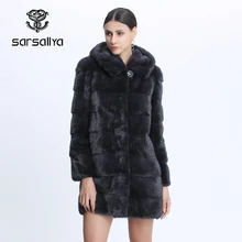 Women Mink Coat With Hood Female Genuine Mink Jacket Long Ladies Real Mink Fur Coats Natural Fur Warm Outwear Oversize 6XL 5XL