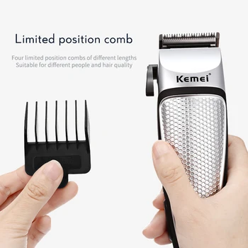

Kemei Low Noise Cored Electric Clipper Mens Hair Clipper Professional Trimmer Household Beard Machine Personal Care Haircut Tool