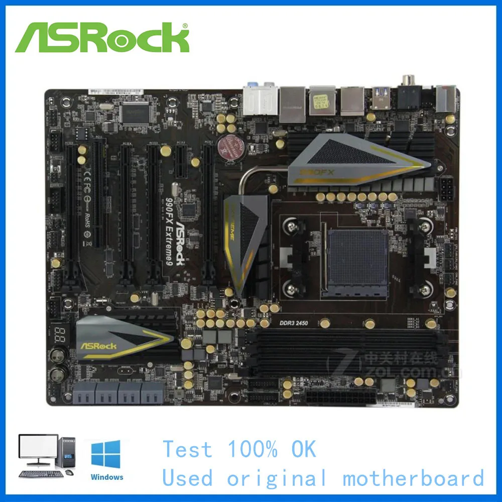 Материнская плата для ASRock 990FX Extreme 9 USB3.0 SATA III AM3 + DDR3 AMD 990 990X | Компьютеры и офис