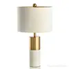 American Luxury Table Lamp Marble Table Lights Post-modern Simple Living Room Designer Model Room Bedside Lamp Home Deco  Lamp 5