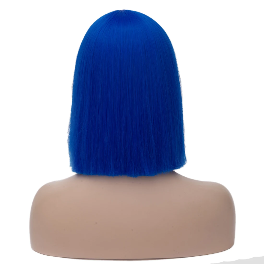 Similler для женщин короткие парики синтетические волосы прямые боб парик для косплея термостойкие синий черный красный темно-зеленый фиолетовый - Цвет: Синий
