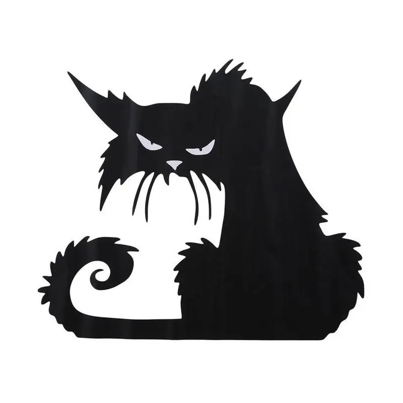 

Halloween Favor Large Scary Black Cat Window Sticker Decor Wall Sticker Decal