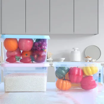 

Freezer Box Kitchen Plastic Storage Container Refrigerator Storage Box Transparent Rectangular Drawer Egg Box Professional Tools