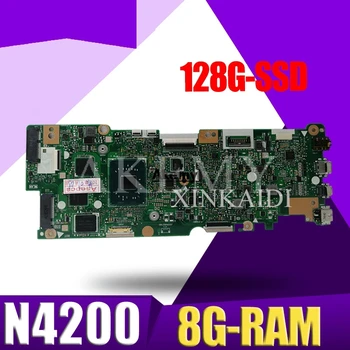 

with N4200 8G-RAM 128G-SSD Laptop Motherboard For Asus Vivobook Flip TP401NA TP401N TP401MA TP401M Mainboard 100% Test good